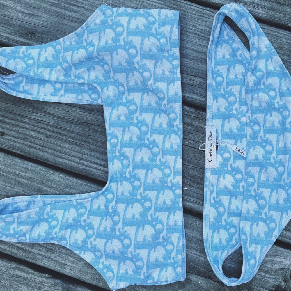 Vintage Christian Dior Bikini Set; Tags On.